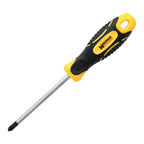 Destornillador mango bimaterial phillips nº 2 / 100 mm destornillador plano, cromo vanadio,