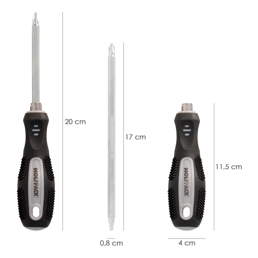 Interchangeable screwdriver 6x150 mm