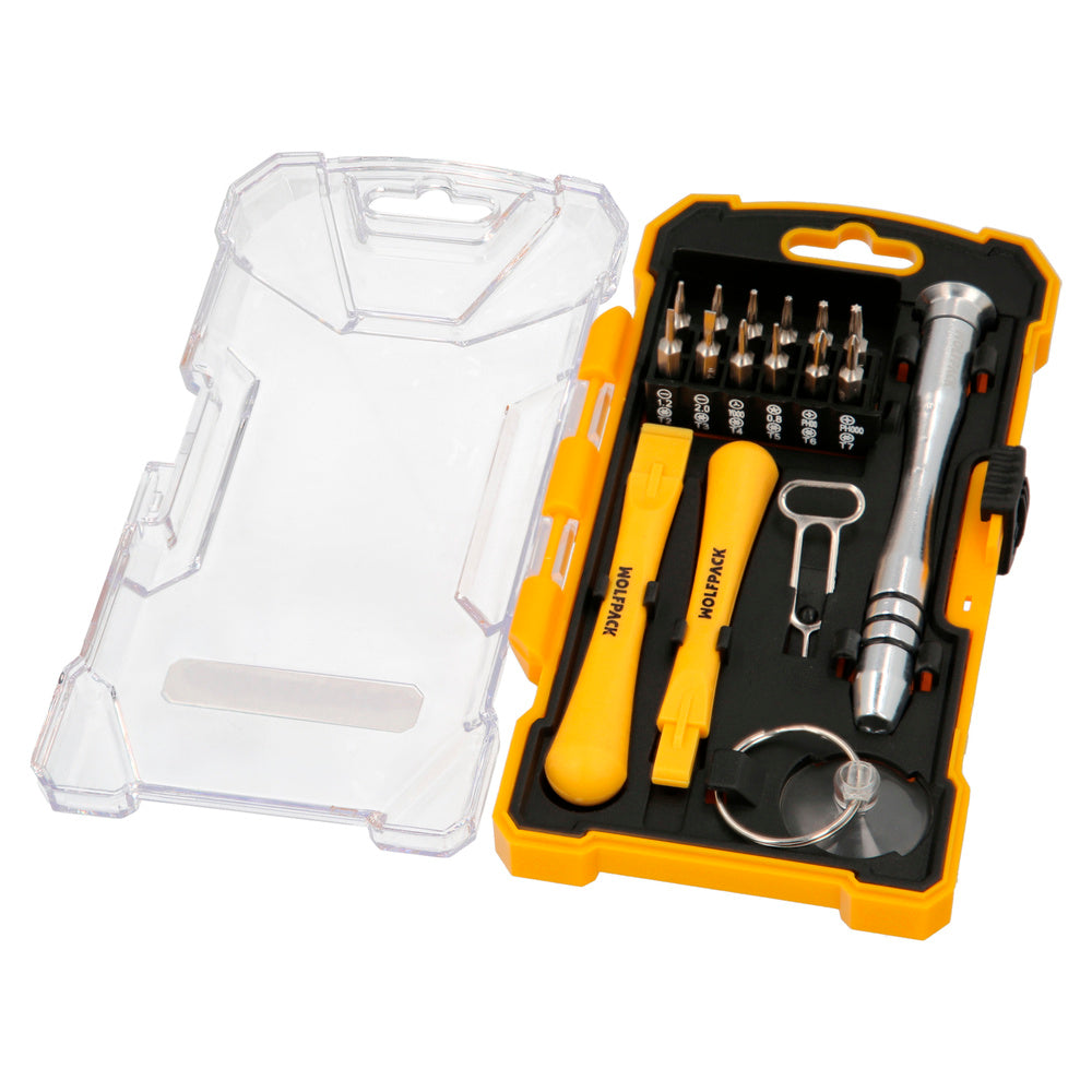 17-piece smartphone repair tool kit