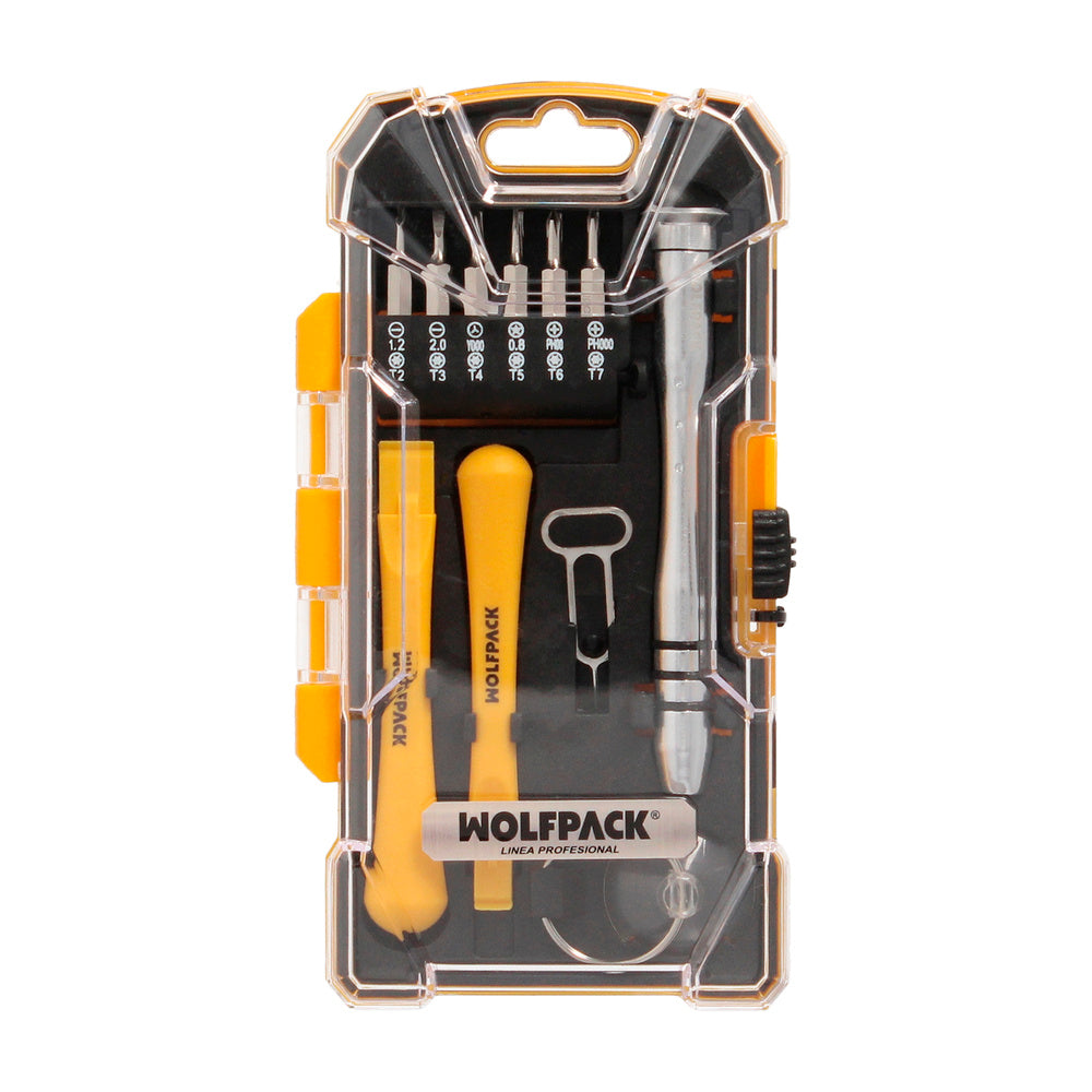 17-piece smartphone repair tool kit