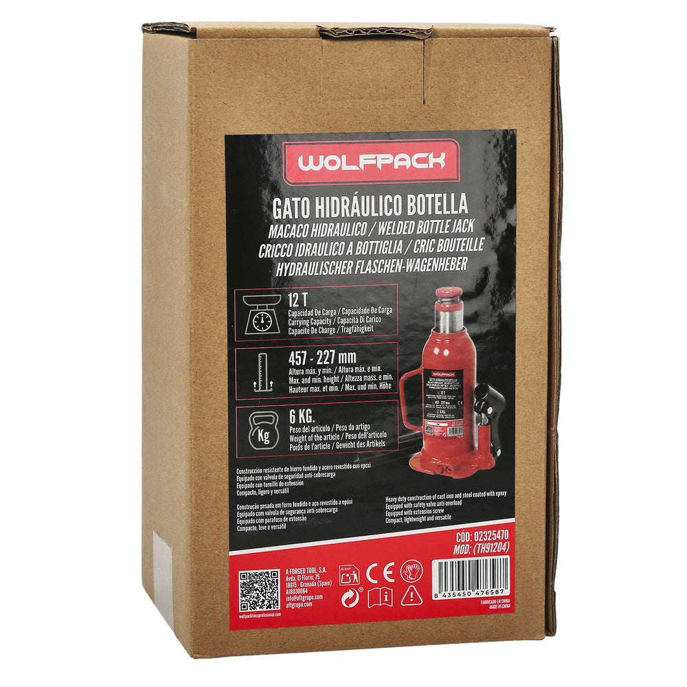 Bottle hydraulic jack 12000 kg.