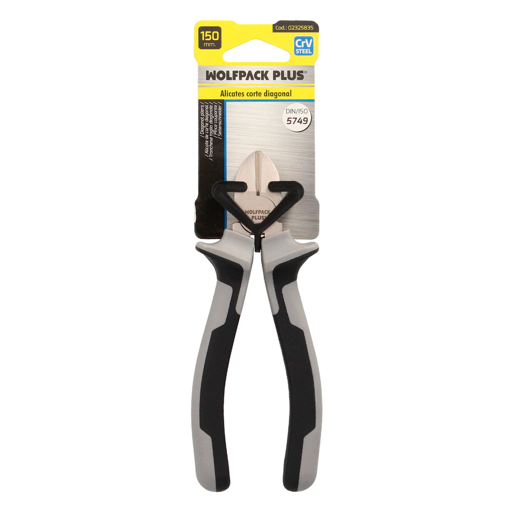 Alicates corte diagonal 150 mm acero cromo vanadio din-iso 5749  pelacables, corta cables, pelador cables