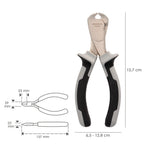 Alicates corte frontal 150 mm acero cromo vanadio din-iso 5748  pelacables, corta cables, pelador cables