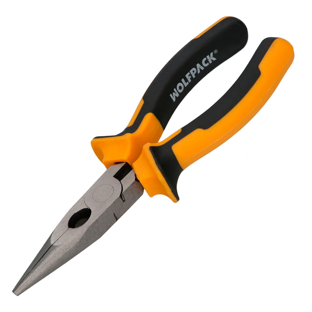 Straight nose pliers 150 mm steel DIN 5745 straight tip pliers, long nose pliers,