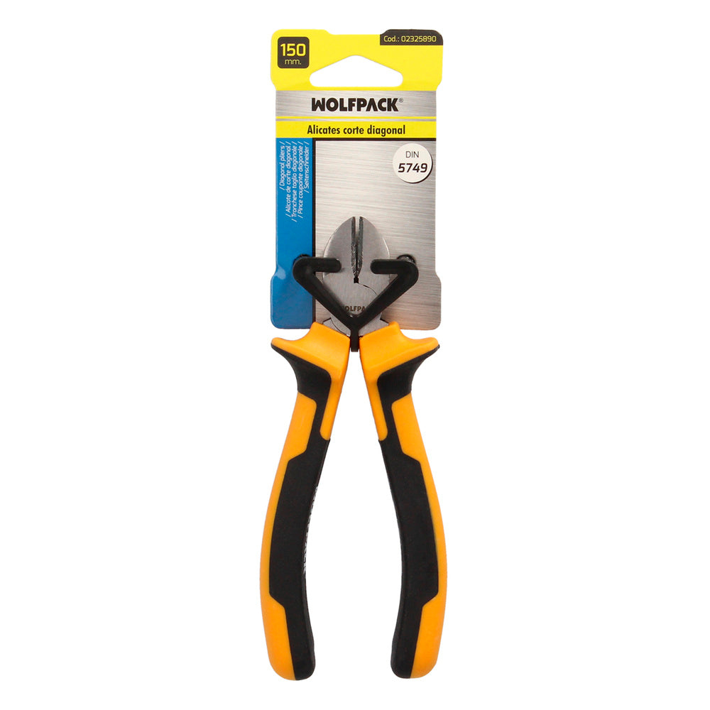 Diagonal cutting pliers 150 mm steel DIN 5749 wire strippers, cable cutters, cable strippers