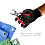 Ilhoses metálicos grandes para lona ø interior 10 mm (saco 100 unidades)