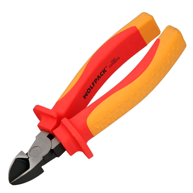 Alicates corte diagonal 150 mm. mangos aislados acero cromo vanadio pelacables, corta cables, pelador cables