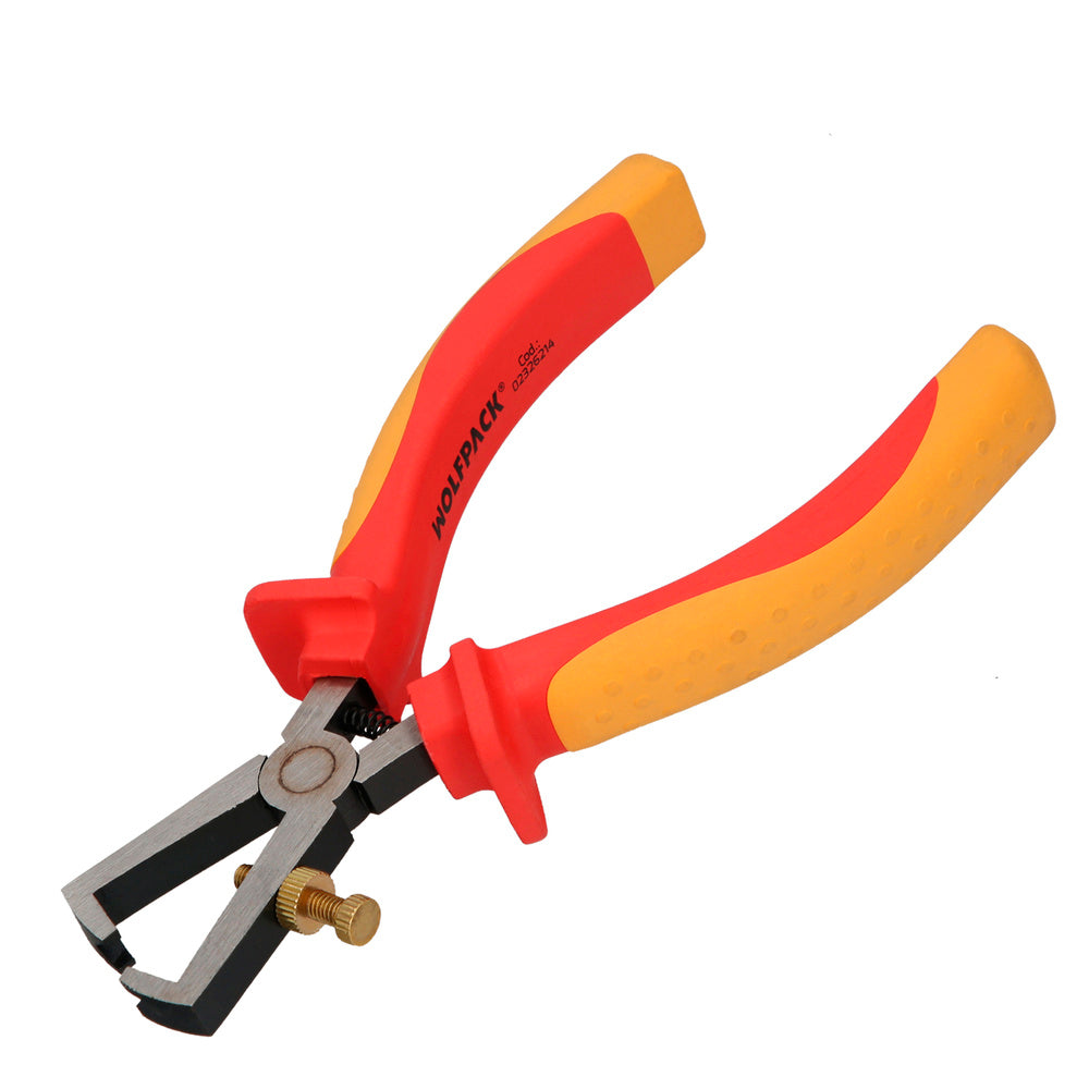 Wire stripping pliers 150 mm insulated handles chrome vanadium steel wire stripper, cable cutter, cable stripper