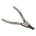 Curved external circlip pliers 175 mm steel DIN 5254. Pressure rings, retaining rings, circlips