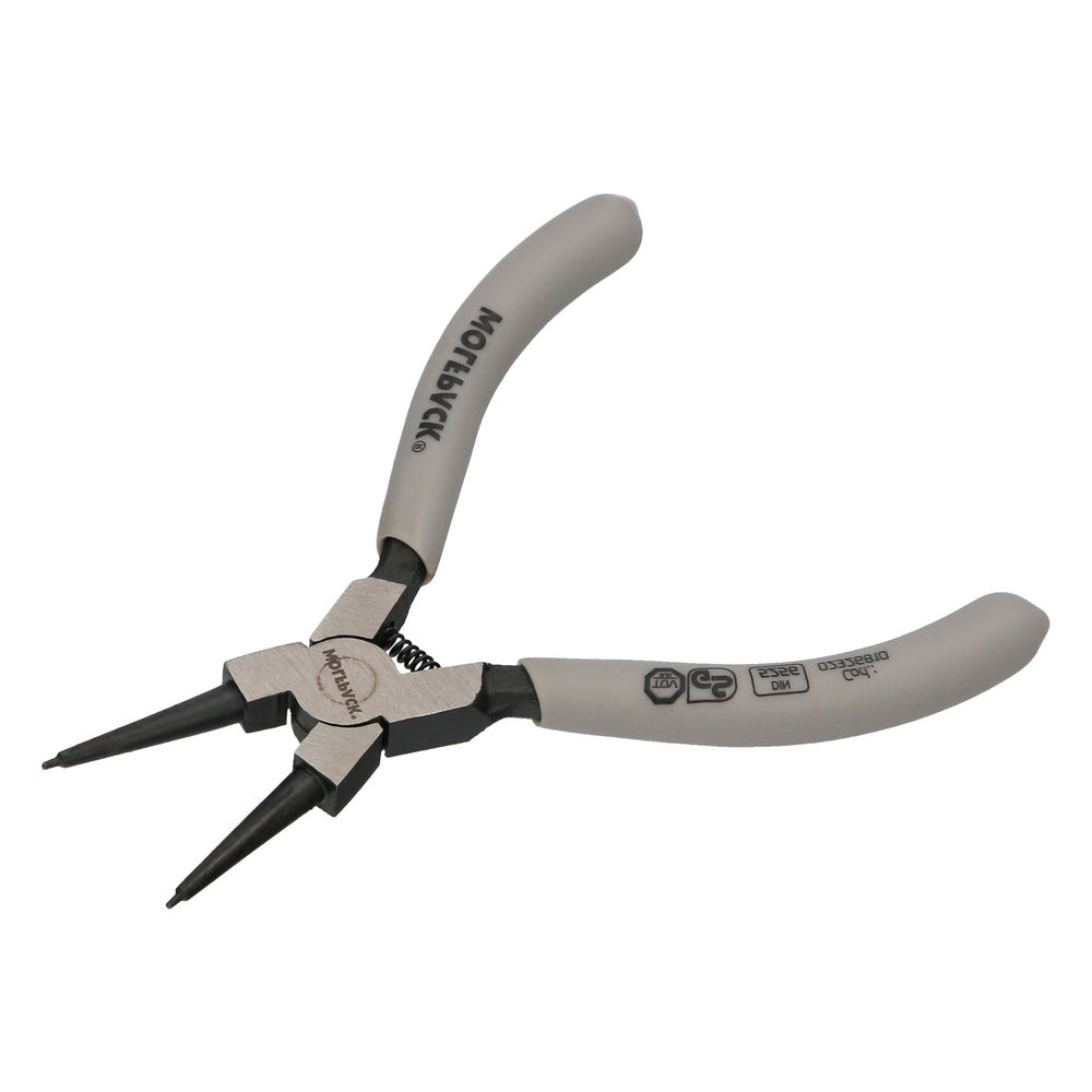 Internal circlip pliers straight 125 mm steel DIN 5256. Snap rings, retaining rings, circlips