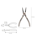Internal circlip pliers straight 175 mm steel din 5256. Retaining rings, snap rings, circlips