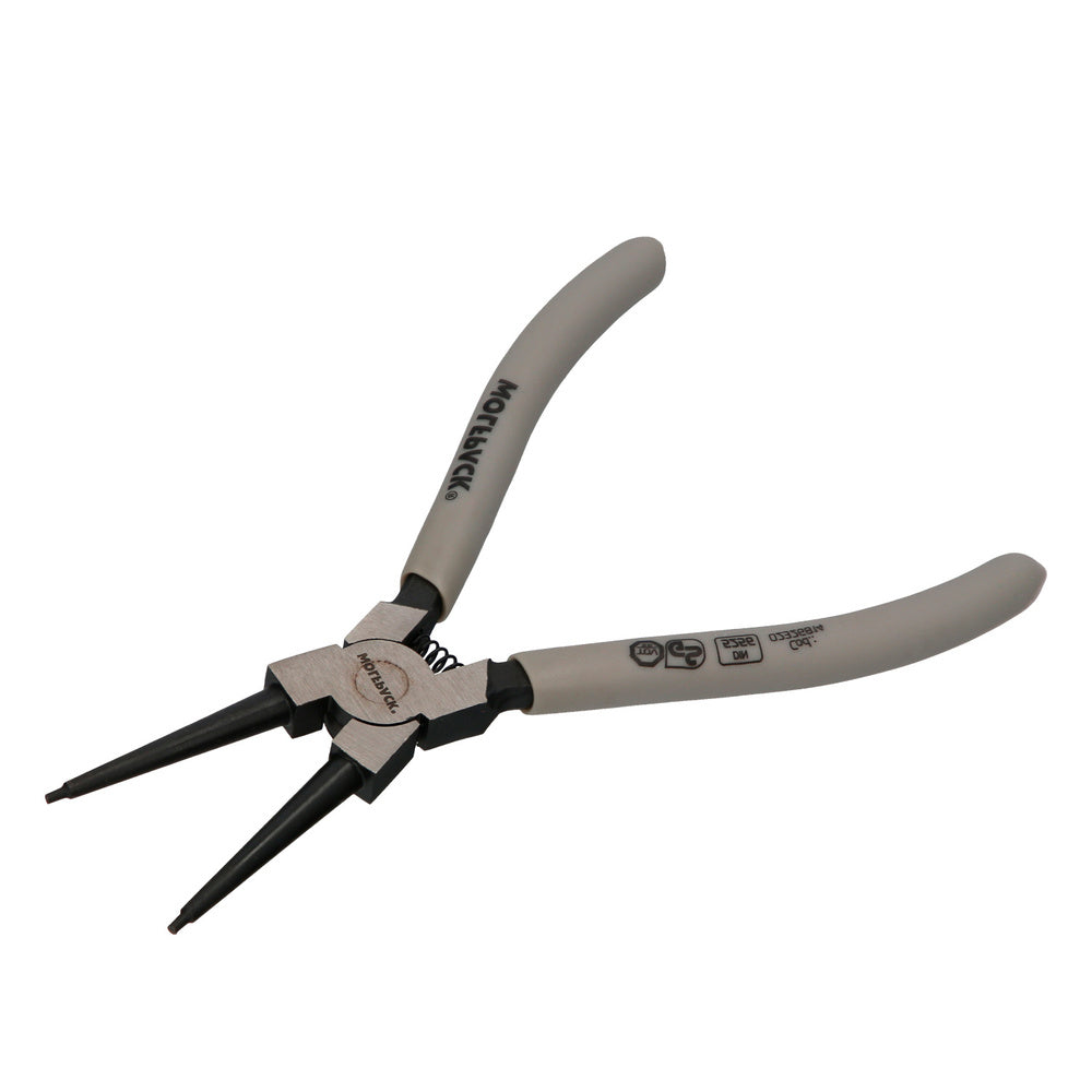 Internal circlip pliers straight 175 mm steel din 5256. Retaining rings, snap rings, circlips