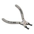 Internal circlip pliers, bent, 125 mm, steel, DIN 5254. Pressure rings, retaining rings, circlips