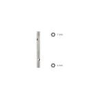 Llave tubo tubular 6x7 fabricada en acero cromo vanadio, llave grifería, llave de tubo para grifos, llaves de tubo doble