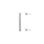 Llave tubo tubular 10x11 fabricada en acero cromo vanadio, llave grifería, llave de tubo para grifos, llaves de tubo doble
