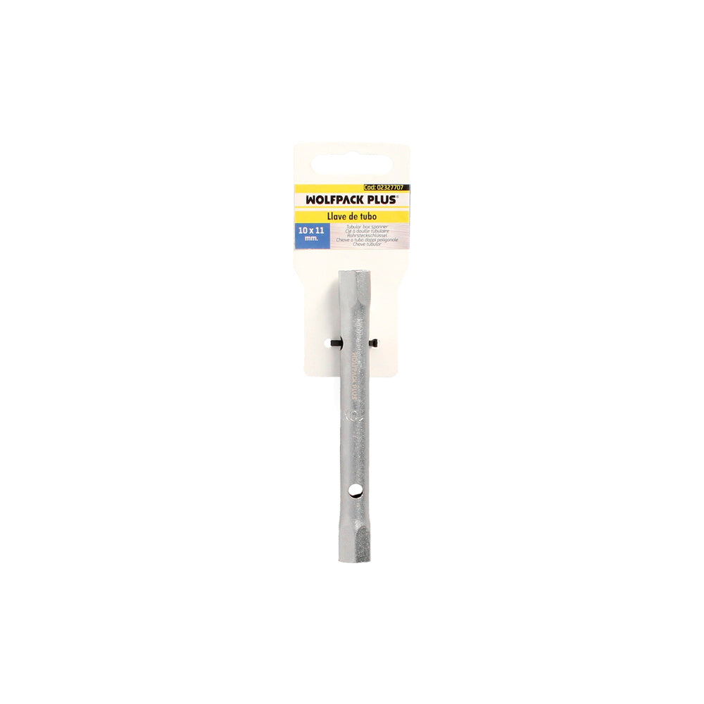 Llave tubo tubular 10x11 fabricada en acero cromo vanadio, llave grifería, llave de tubo para grifos, llaves de tubo doble
