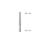 Llave tubo tubular 12x13 fabricada en acero cromo vanadio, llave grifería, llave de tubo para grifos, llaves de tubo doble