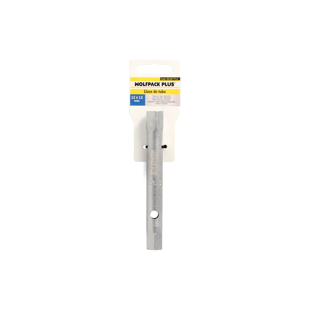 Llave tubo tubular 12x13 fabricada en acero cromo vanadio, llave grifería, llave de tubo para grifos, llaves de tubo doble