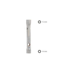 Llave tubo tubular 14x15 fabricada en acero cromo vanadio, llave grifería, llave de tubo para grifos, llaves de tubo doble