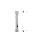 Llave tubo tubular 16x17 fabricada en acero cromo vanadio, llave grifería, llave de tubo para grifos, llaves de tubo doble