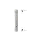 Llave tubo tubular 18x19 fabricada en acero cromo vanadio, llave grifería, llave de tubo para grifos, llaves de tubo doble