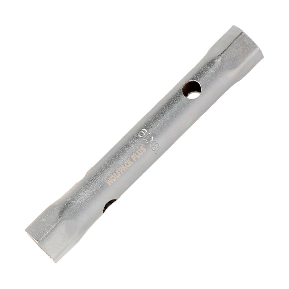 Llave tubo tubular 18x19 fabricada en acero cromo vanadio, llave grifería, llave de tubo para grifos, llaves de tubo doble