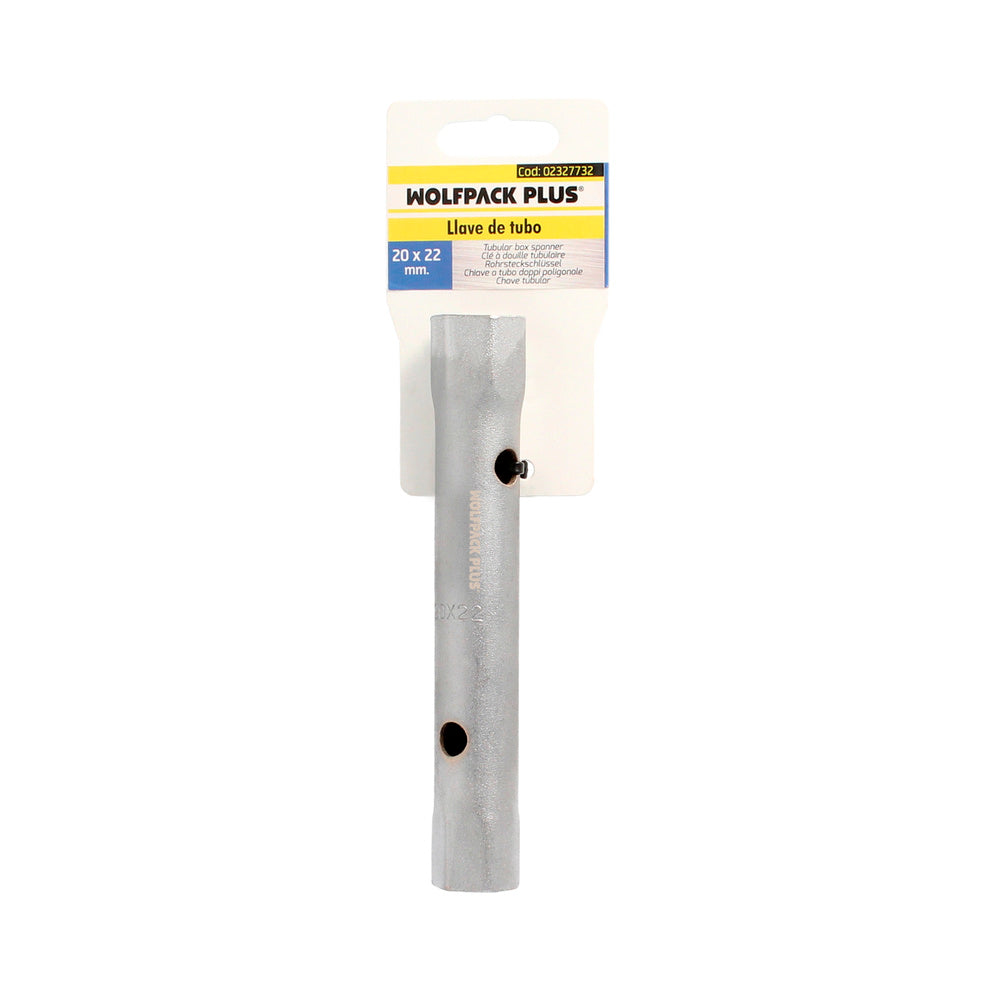 Llave tubo tubular 20x22 fabricada en acero cromo vanadio, llave grifería, llave de tubo para grifos, llaves de tubo doble