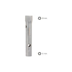Llave tubo tubular 21x23 fabricada en acero cromo vanadio, llave grifería, llave de tubo para grifos, llaves de tubo doble