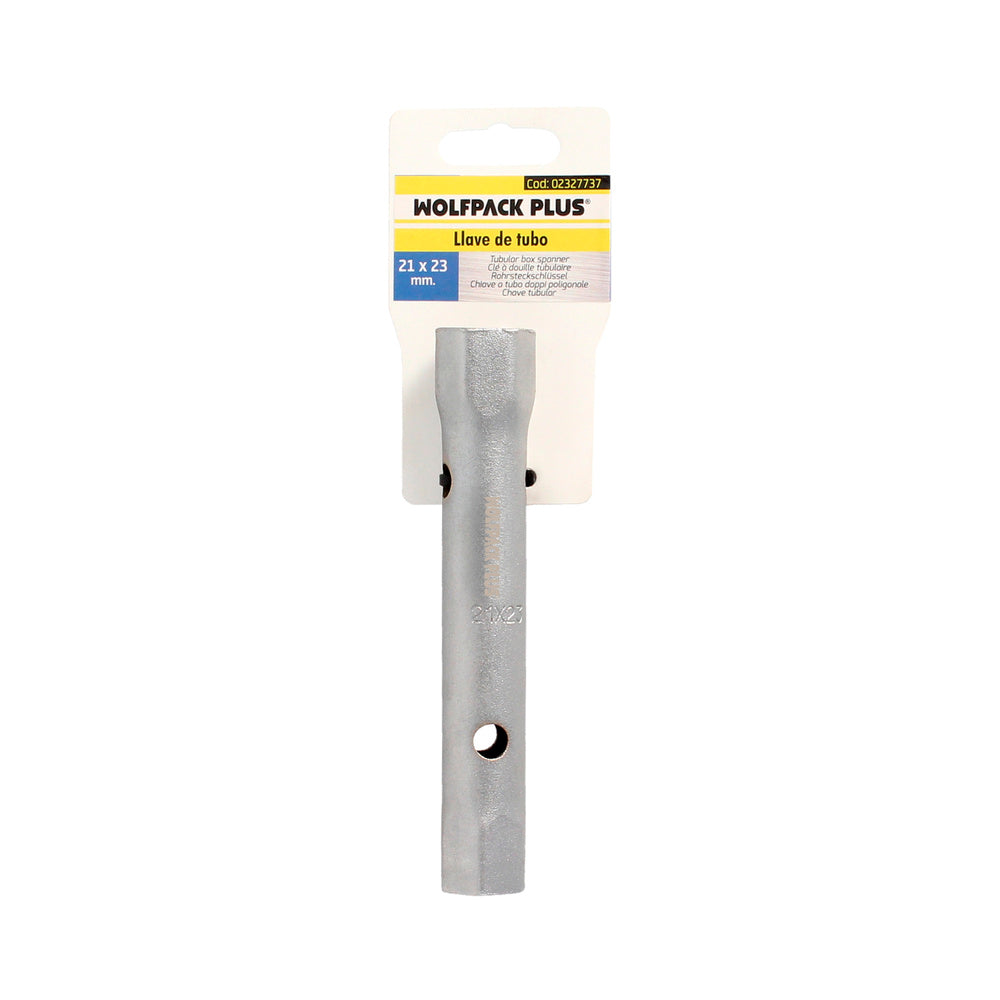 Llave tubo tubular 21x23 fabricada en acero cromo vanadio, llave grifería, llave de tubo para grifos, llaves de tubo doble