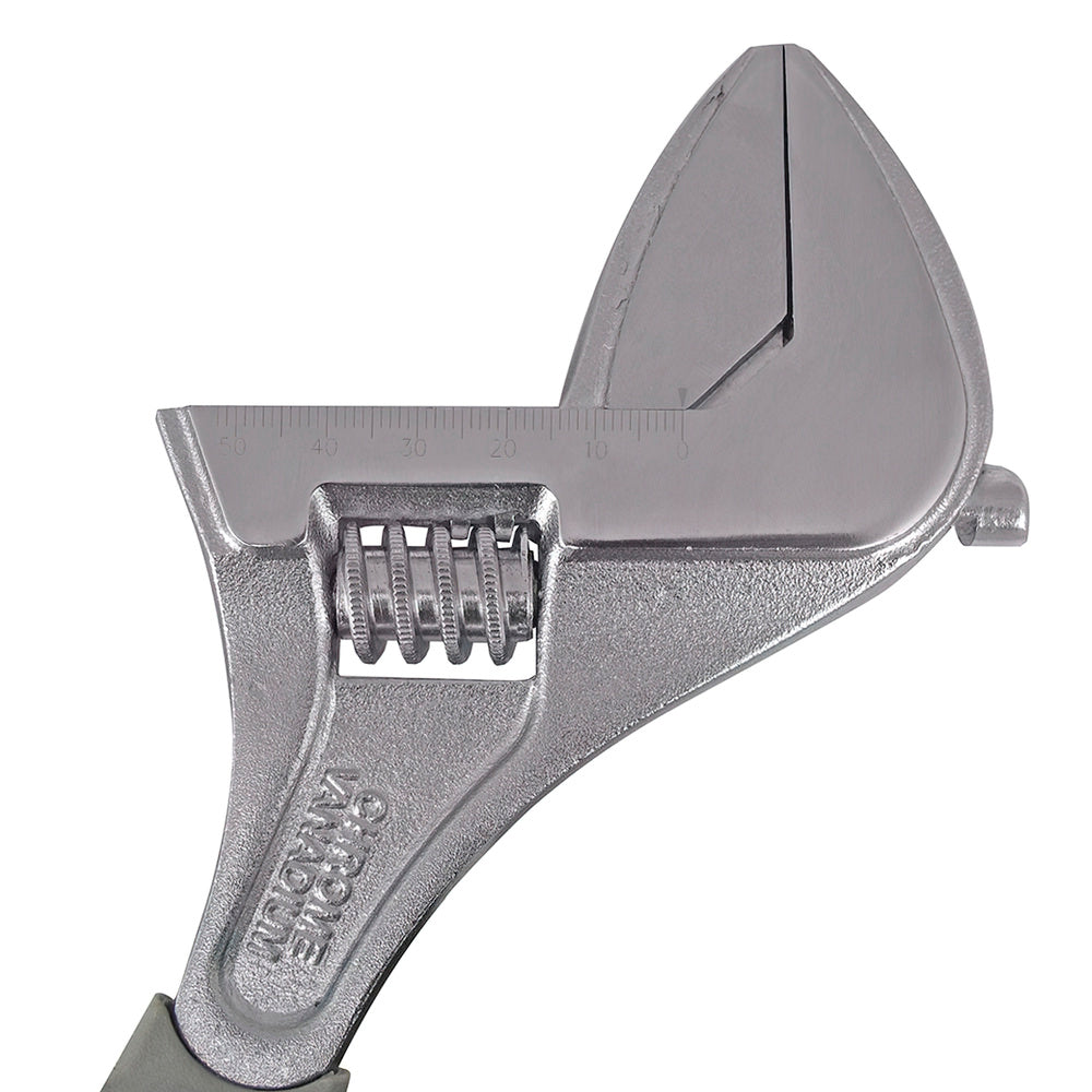 Adjustable wrench wide jaw 52 mm 10"