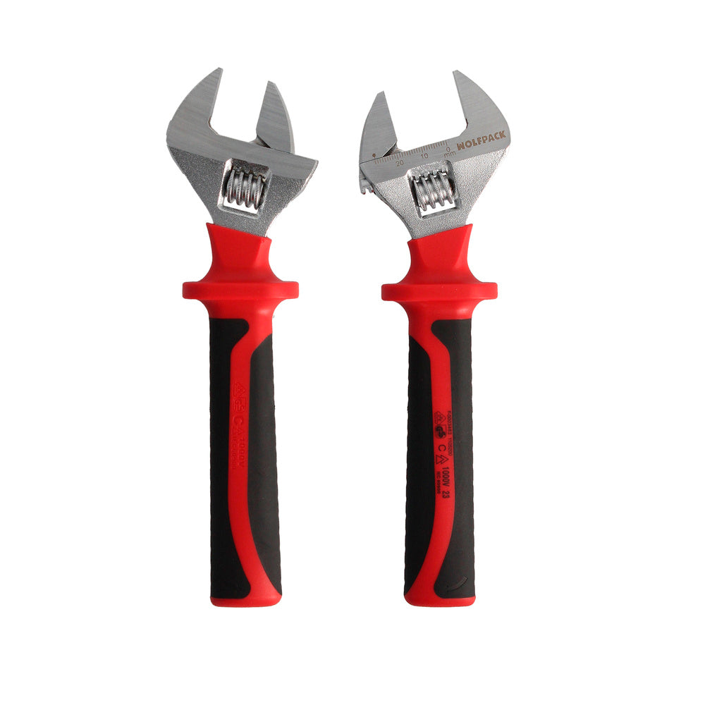Chave ajustável isolada VDE 8". Chave ajustável isolada, chave inglesa, chave de porcas isolada,