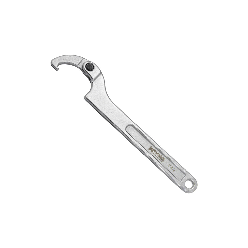 Articulated hook wrench for pipes ø 15 to 35 mm