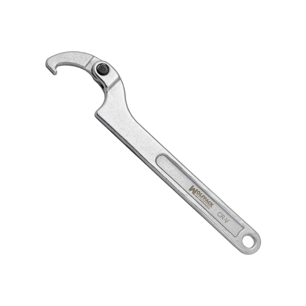 Articulated hook wrench for pipes ø 35 to 50 mm