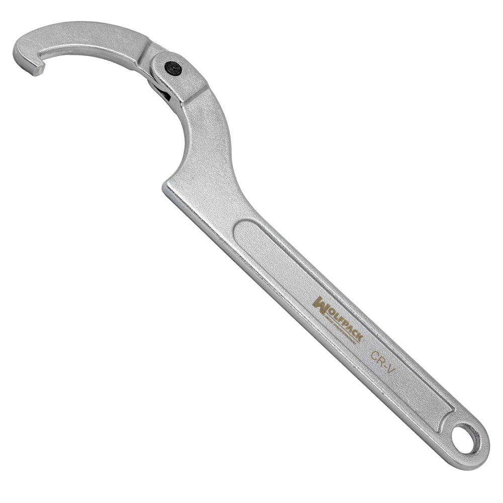 Articulated hook wrench for pipes ø 80 to 120 mm