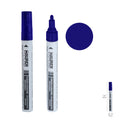 Permanent professional dark blue paint marker