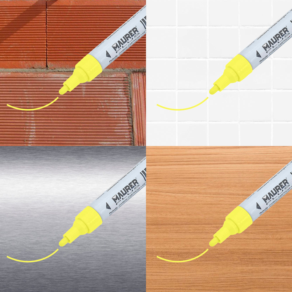 Professional marker permanent paint yellow