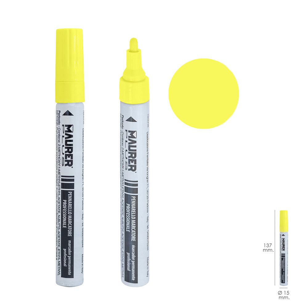 Professional marker permanent paint yellow