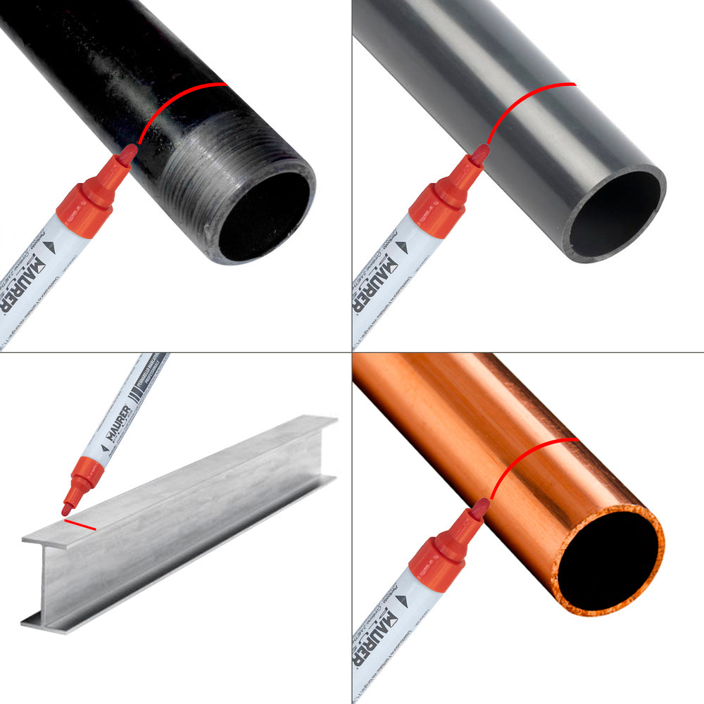 Professional paint marker permanent red