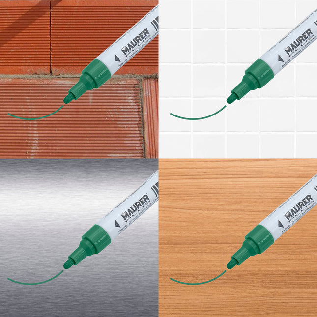 Rotulador marcador obra profesional pintura permanente verde