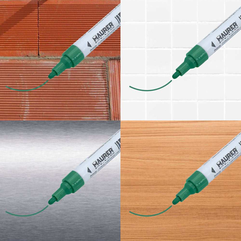 Professional green permanent marker pen