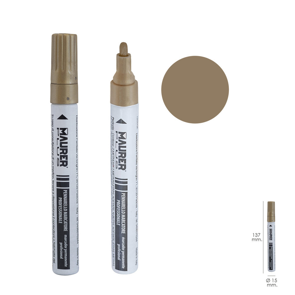 Professional marker permanent paint gold