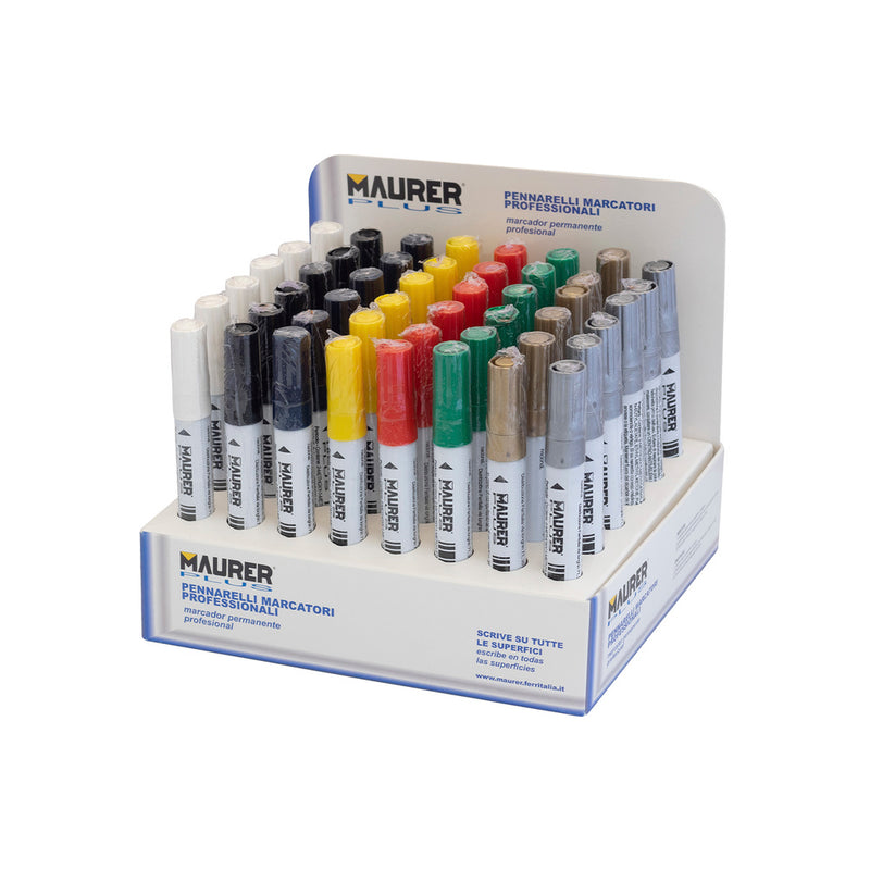 Expositor rotulador marcador obra profesional pintura permanente 48 piezas