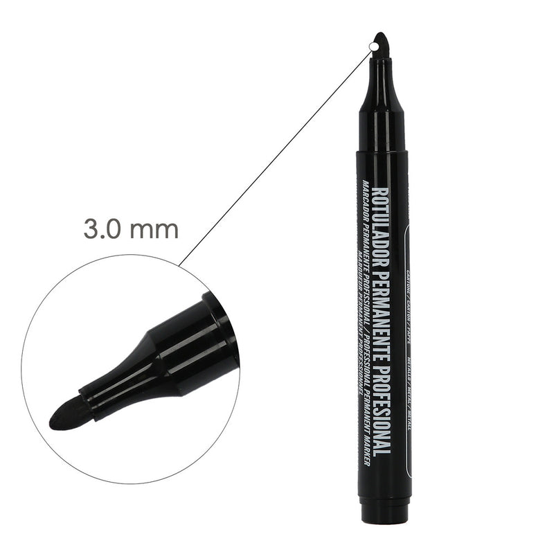 Rotulador permanente profesional negro