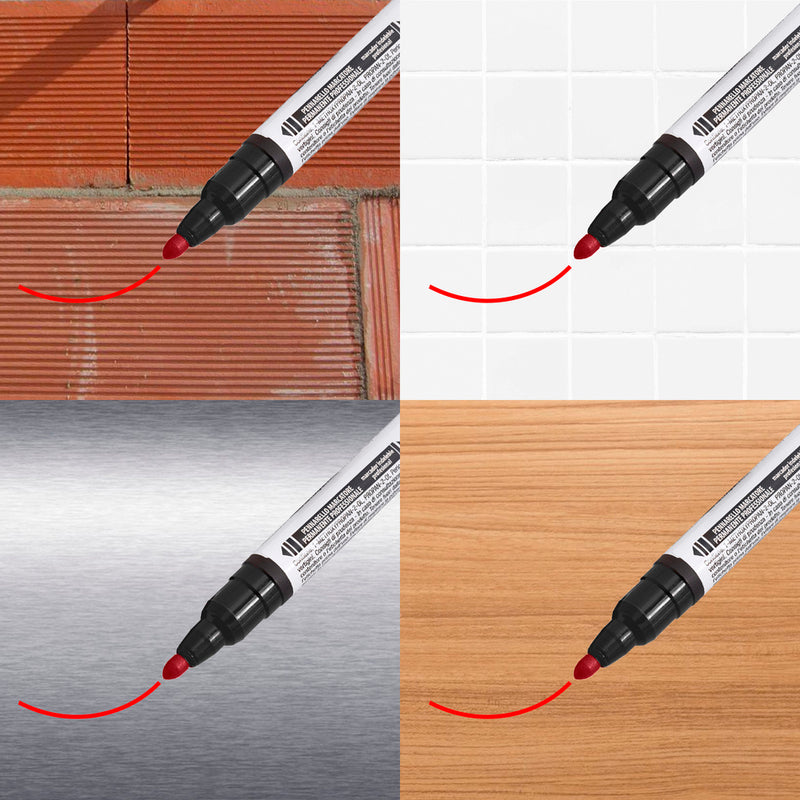 Rotulador permanente profesional rojo
