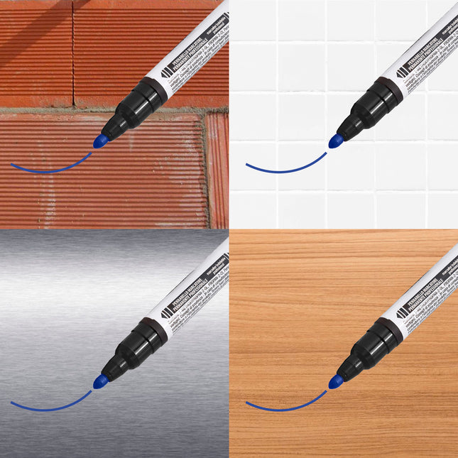 Rotulador permanente profesional azul