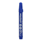 Rotulador permanente profesional azul.