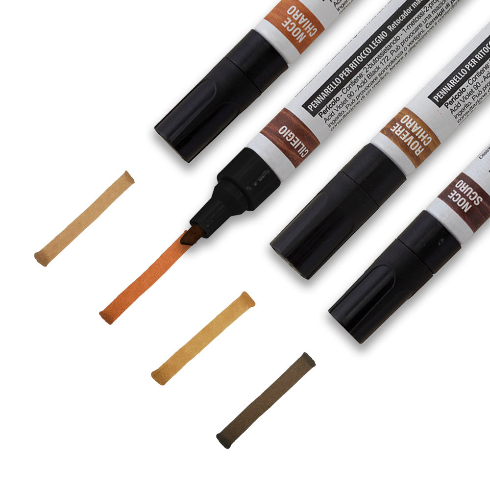 Professional wood touch-up marker, cherry color