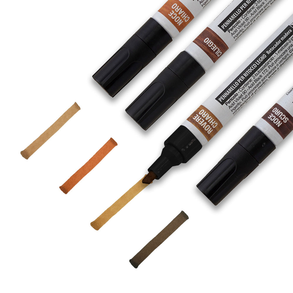 Professional wood touch-up marker oak color