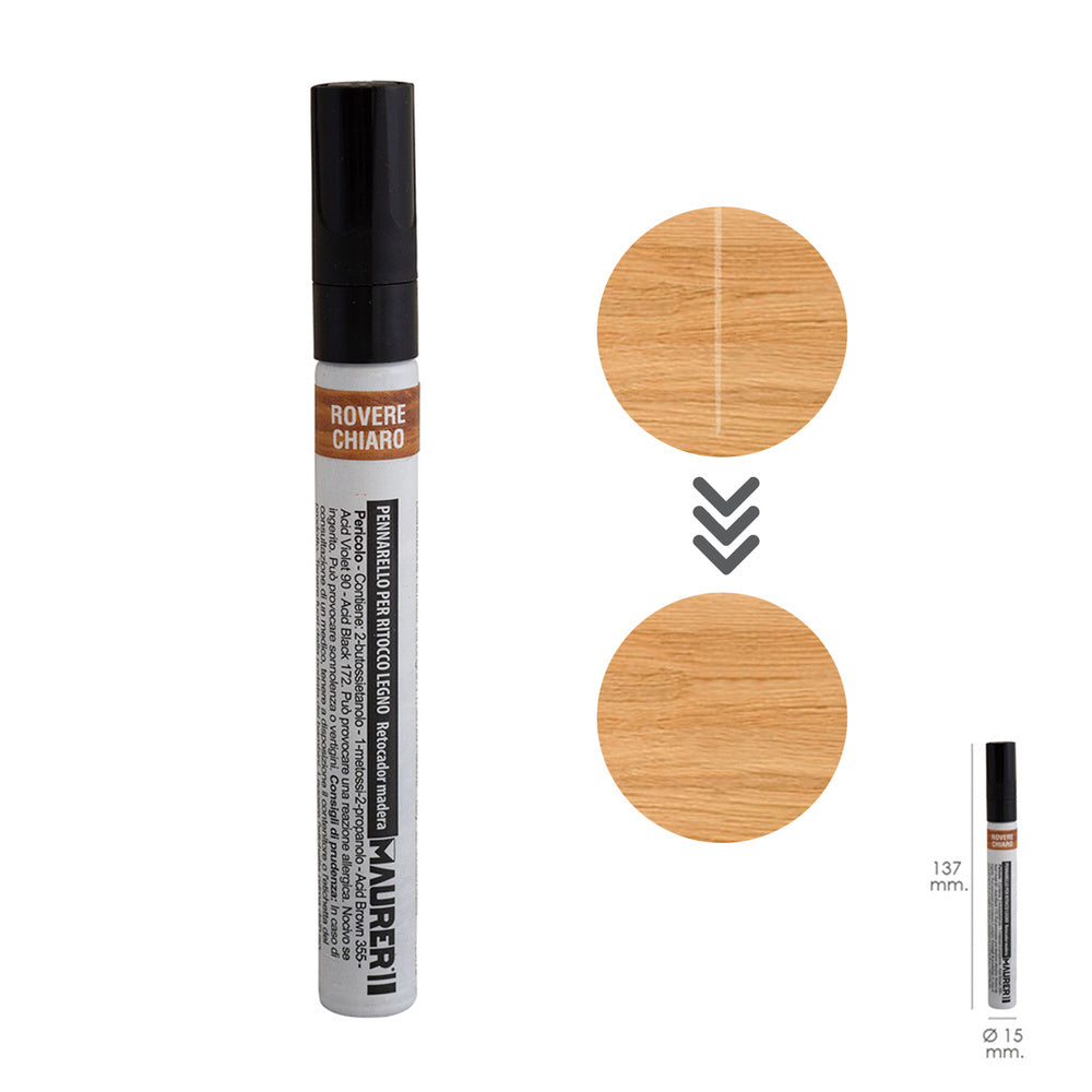 Professional wood touch-up marker oak color