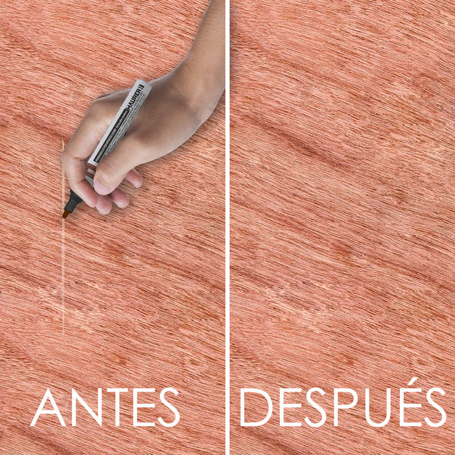 Expositor rotuladores retoque madera 24 piezas